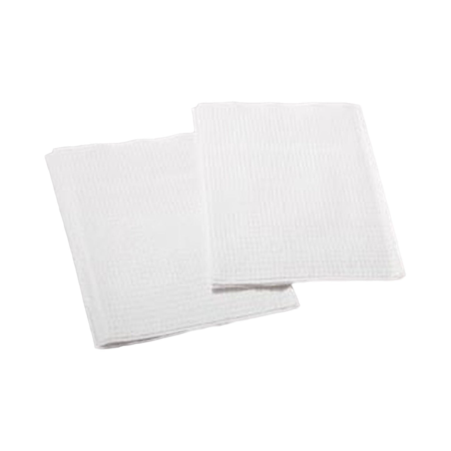 TOWEL, 2PLY/POLY WHT 13X18 (500/CS)