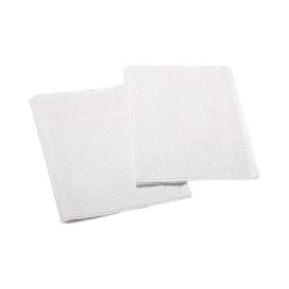 TOWEL, 2PLY/POLY WHT 13X18 (500/CS)