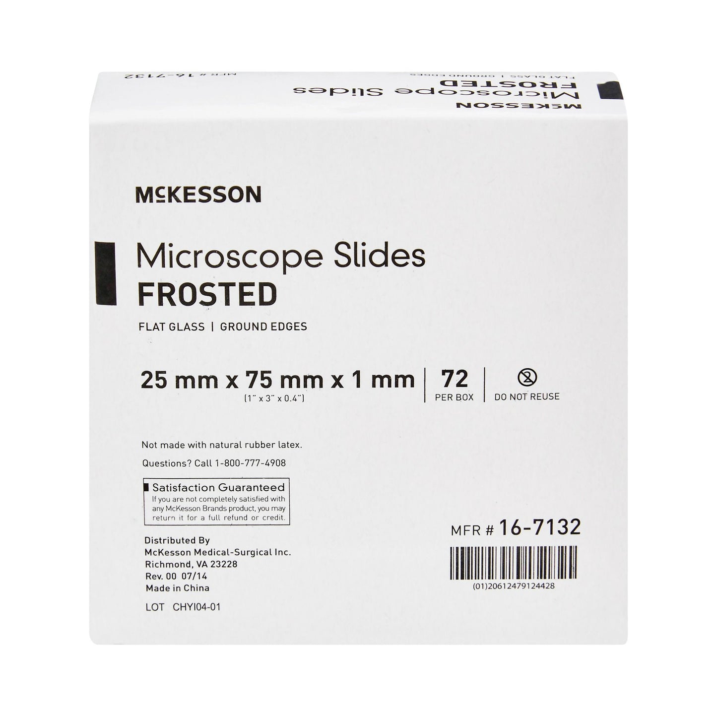 SLIDE, FROST 3X1X1 (72/BX 20BX/CS)