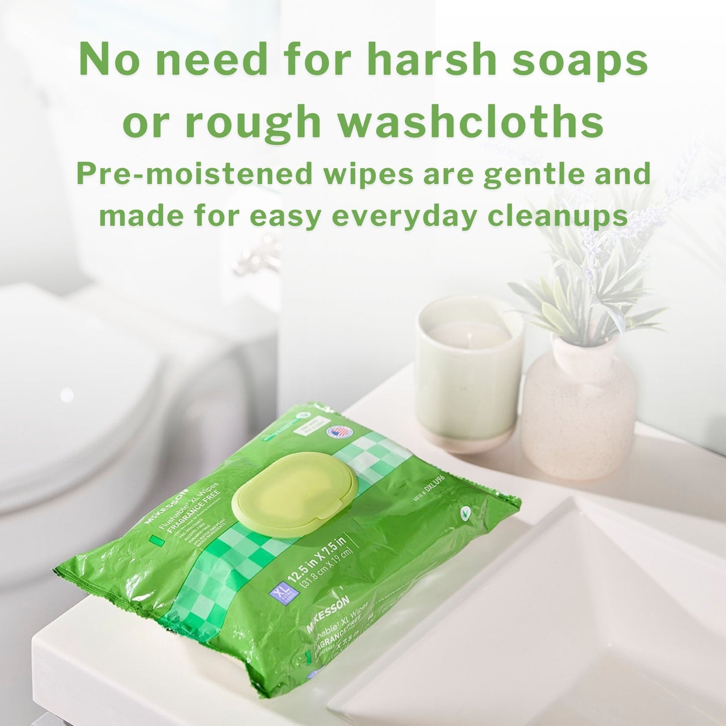 WIPE, WET FLUSHABLE XL SCENTEDSFT PK W/LID (96/PK 6PK/CS)