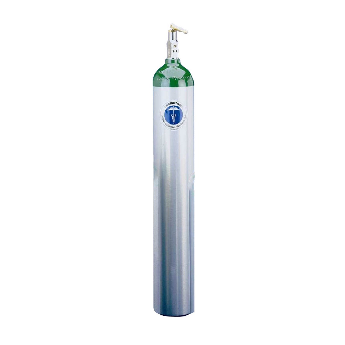 CYLINDER, OXYGEN E TOGGLE HANDLE VALVE ALLHLT
