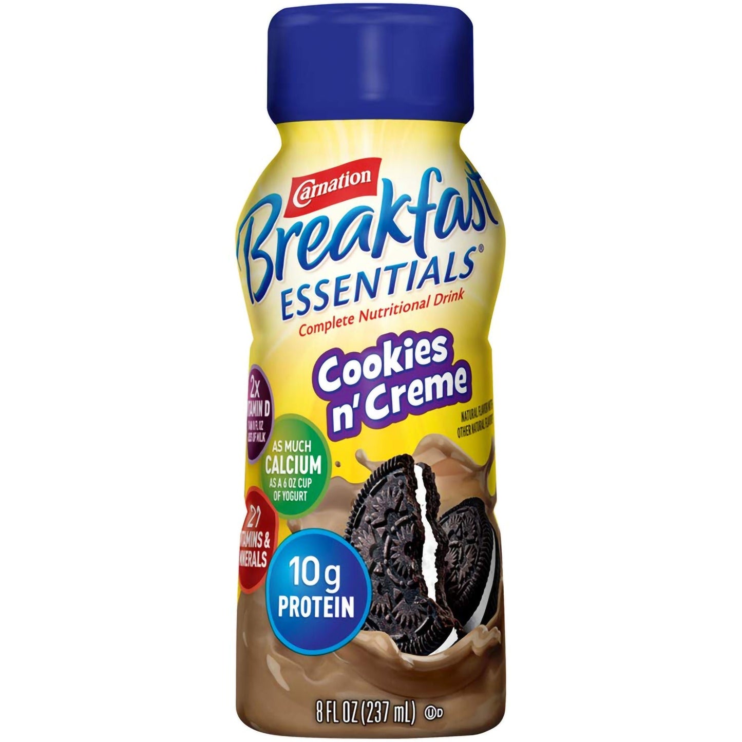 Carnation Breakfast Essentials® Cookies N Crème Nutritional Drink, 8-oz. bottle