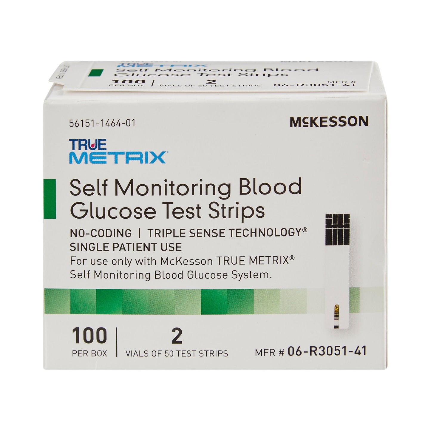 STRIPS, BLD GLUC TRUEMETRIX SNGL PT (100/BX 12BX/C