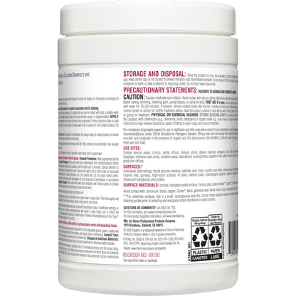 TOWEL, DISINFECTANT W/BLEACH (150EA/PK 8PK/CS)