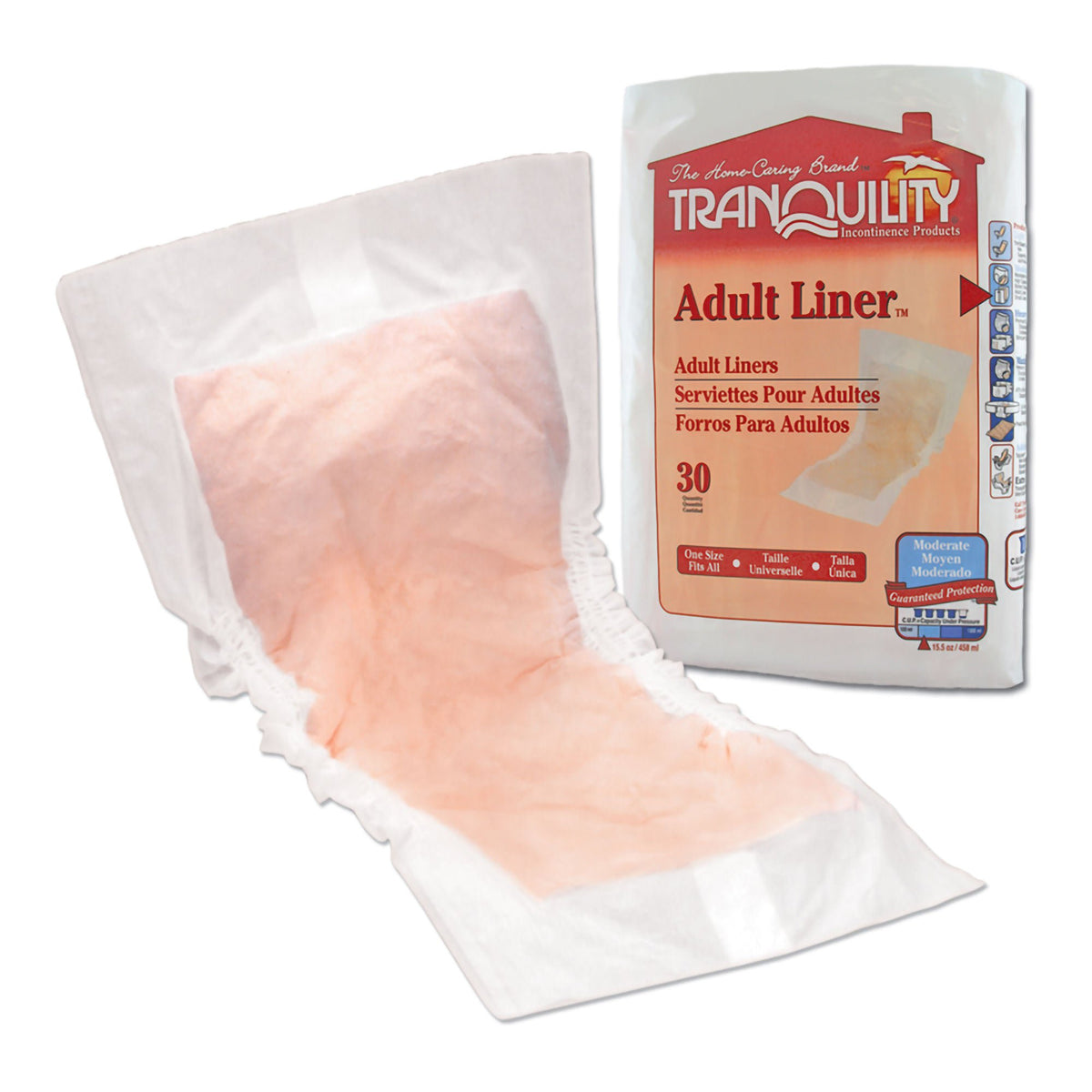 LINER, INCONT TRANQUILITY ADULT (30/BG 4BG/CS)