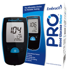 METER, BLOOD GLUCOSE EMBRACE PRO