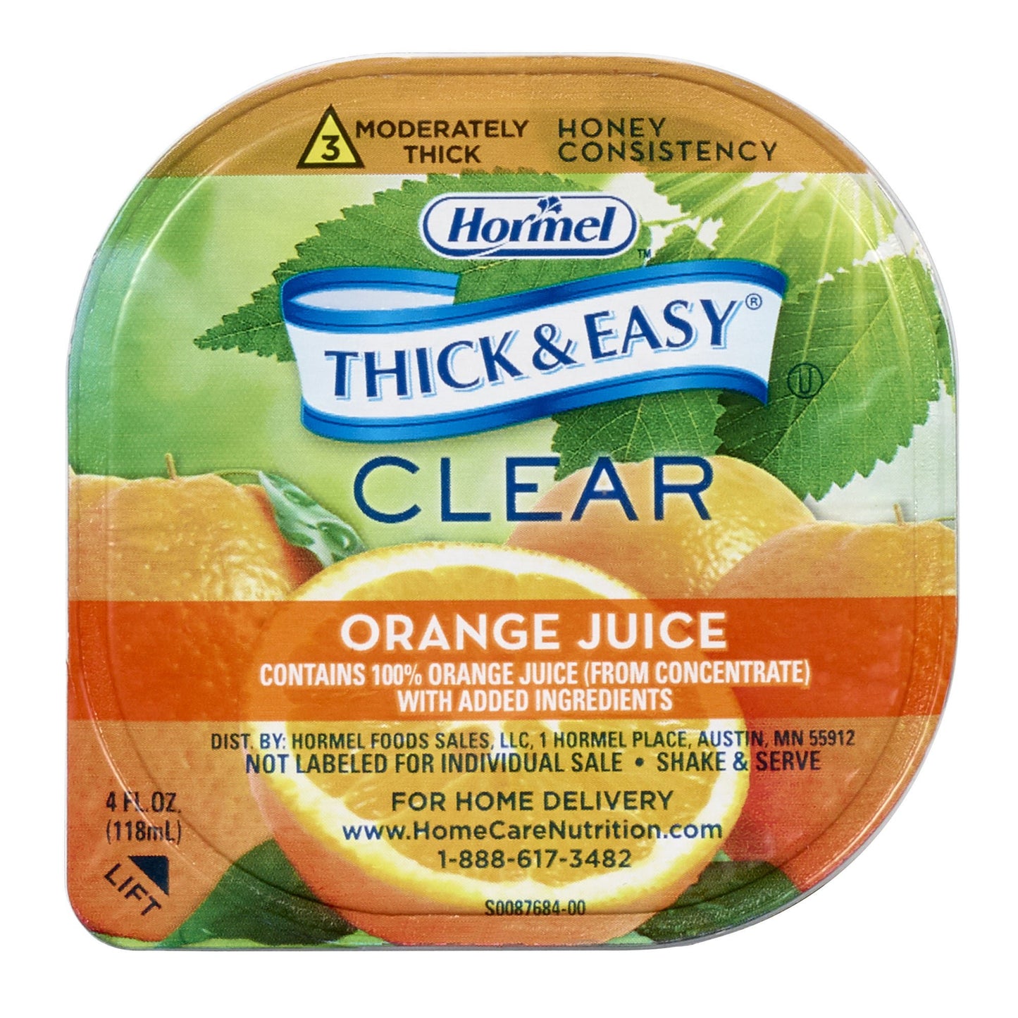 THICK & EASY, JUICE THICKENED ORG HONEY 4OZ (24/CS DMNDCR