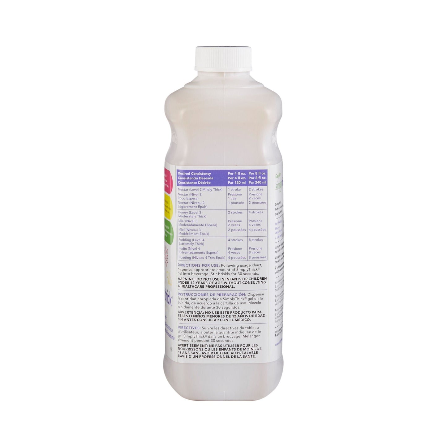 SIMPLY THICK, GEL 1.6L BT/PUMPNECTAR/HONEY/PUDDING (1/BX)