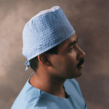 CAP, SURGEON BLU LG (100/BX) KIMCLK