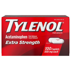 TYLENOL, CAP XSTRENGTH 500MG (100/BT)