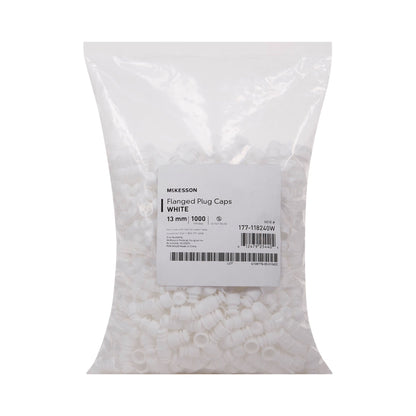 CAP, VAC TUBE WHT 13MM (1000/BG 20BG/CS)