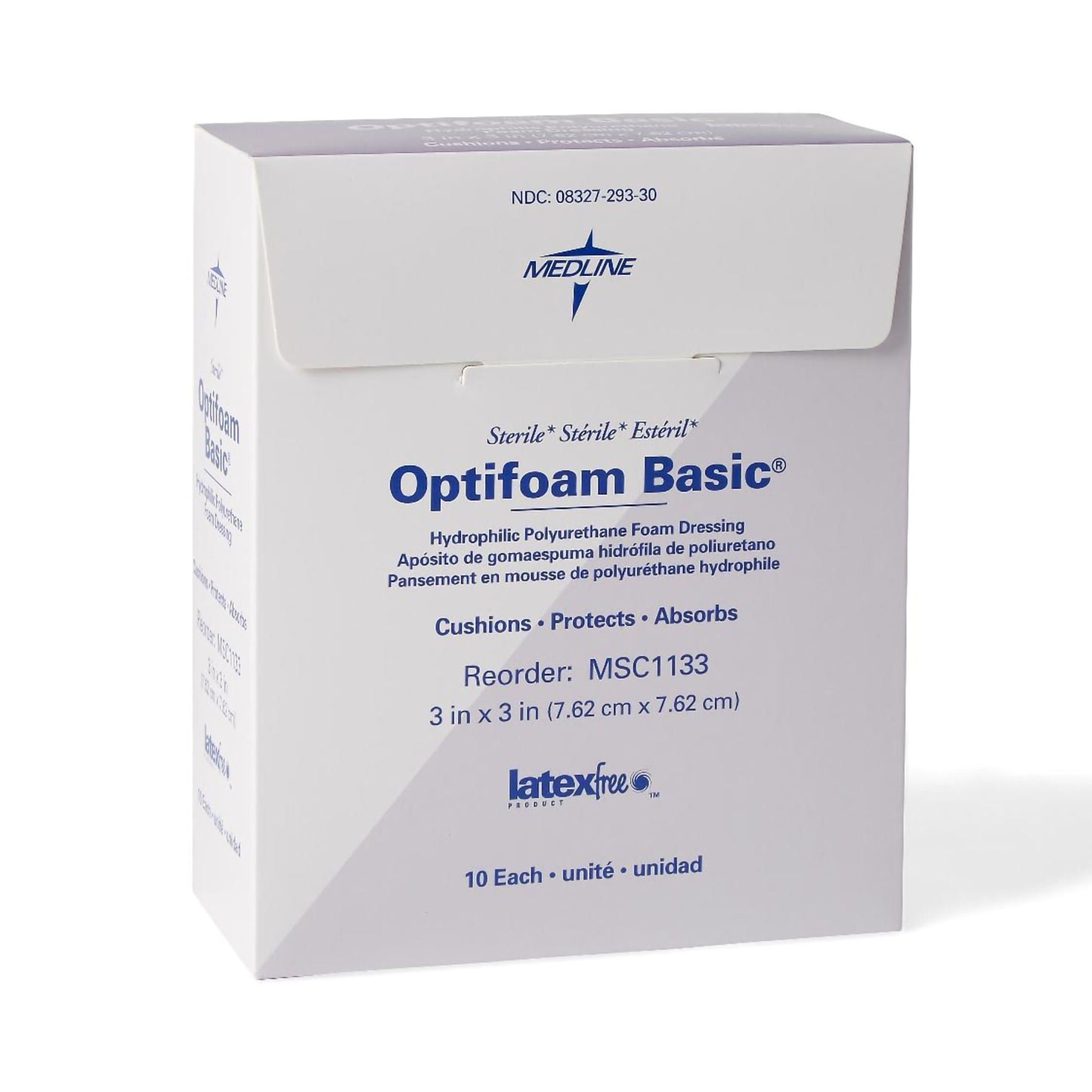 PAD, OPTIFOAM BASIC STR 3X3" (10/BX 10BX/CS)