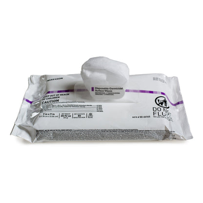WIPE, GERMICIDE FLAT PACK 7"X9" (80/PK 12PK/CS)