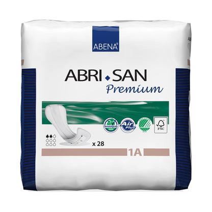 PAD, INCONT ABRI-SAN PREM #1A 200ML 4X11 (28/BG 12
