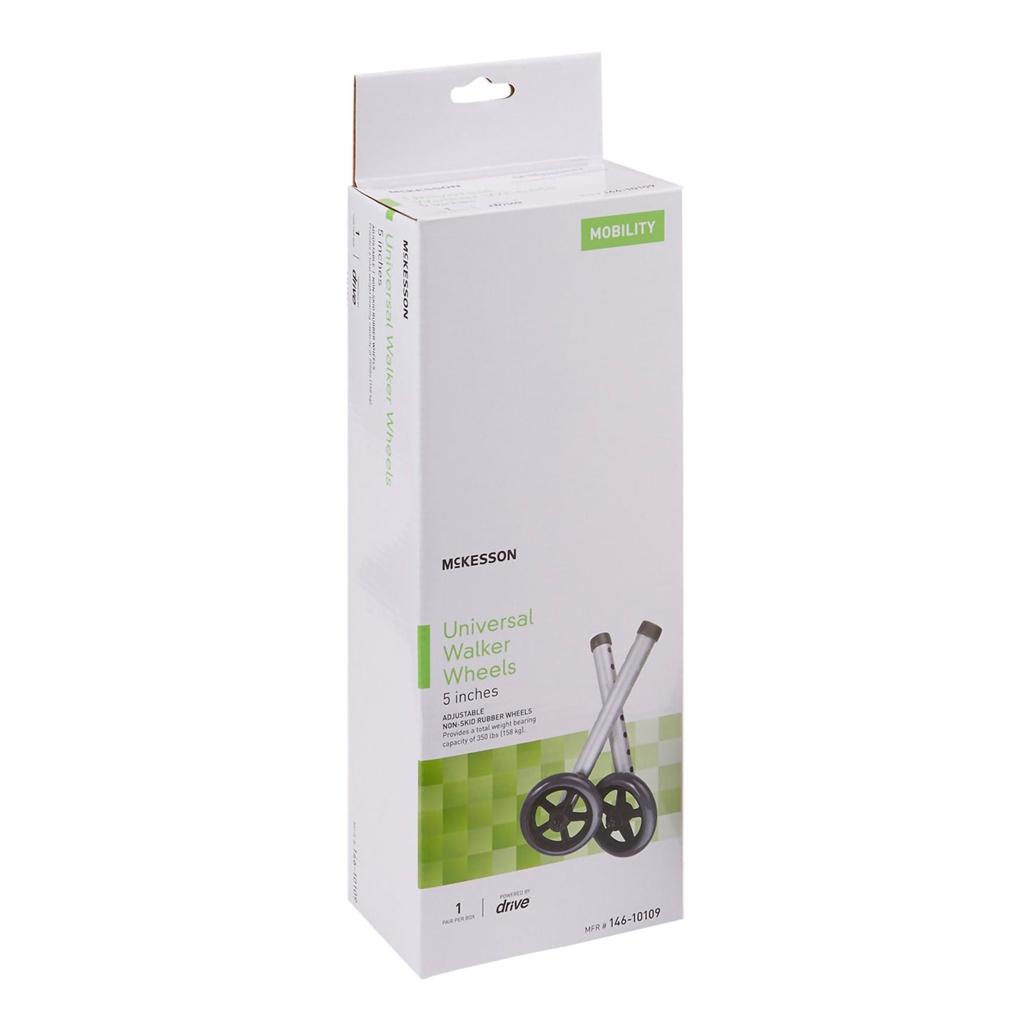 WHEEL, WALKER UNIV 5" (25PR/CS)