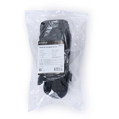 SHOE, MED-SURG SQ TOE BLK WOMENS LG (36/CS)