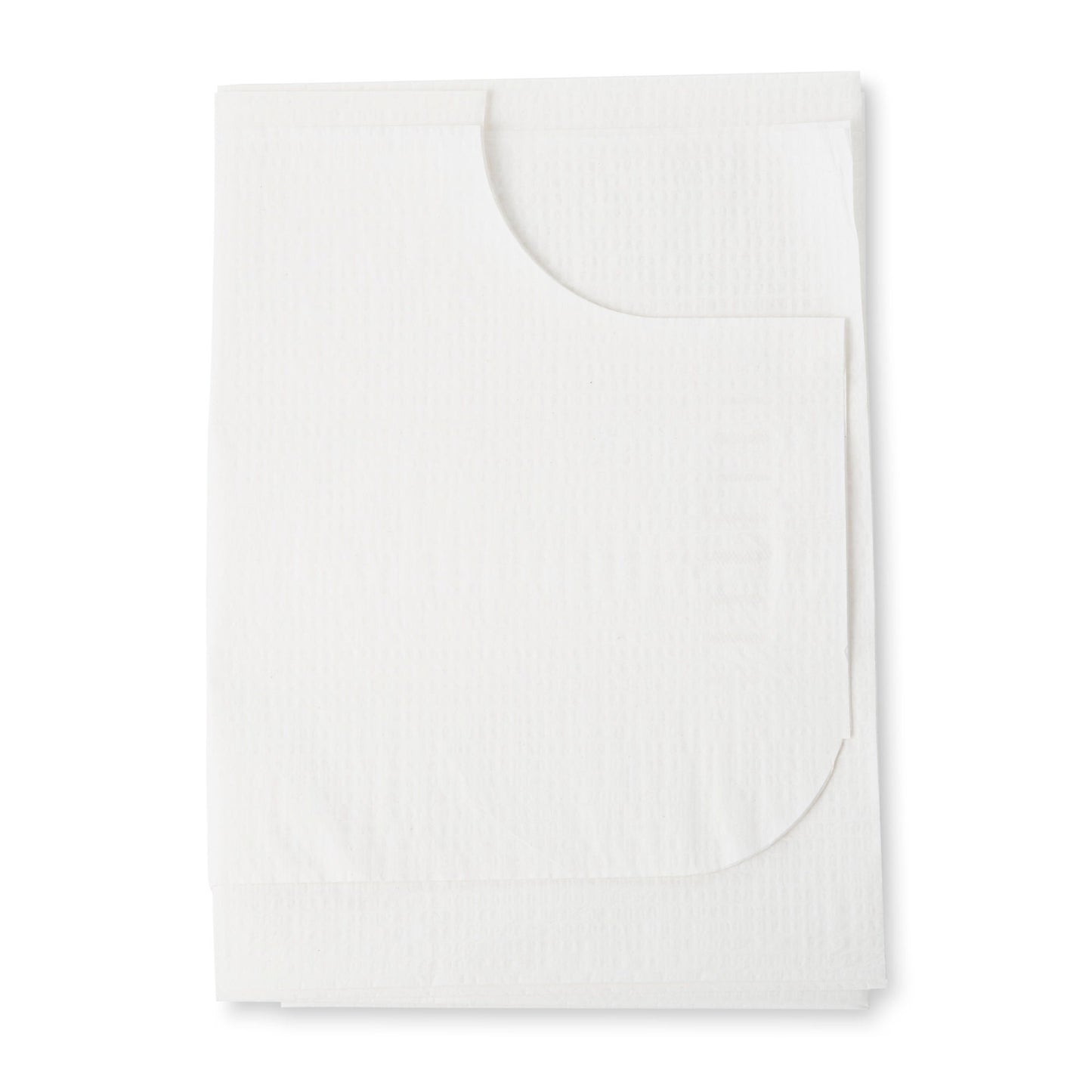 GOWN, EXAM T/P/T F/B OPN WHT 30X42 (50/CS)