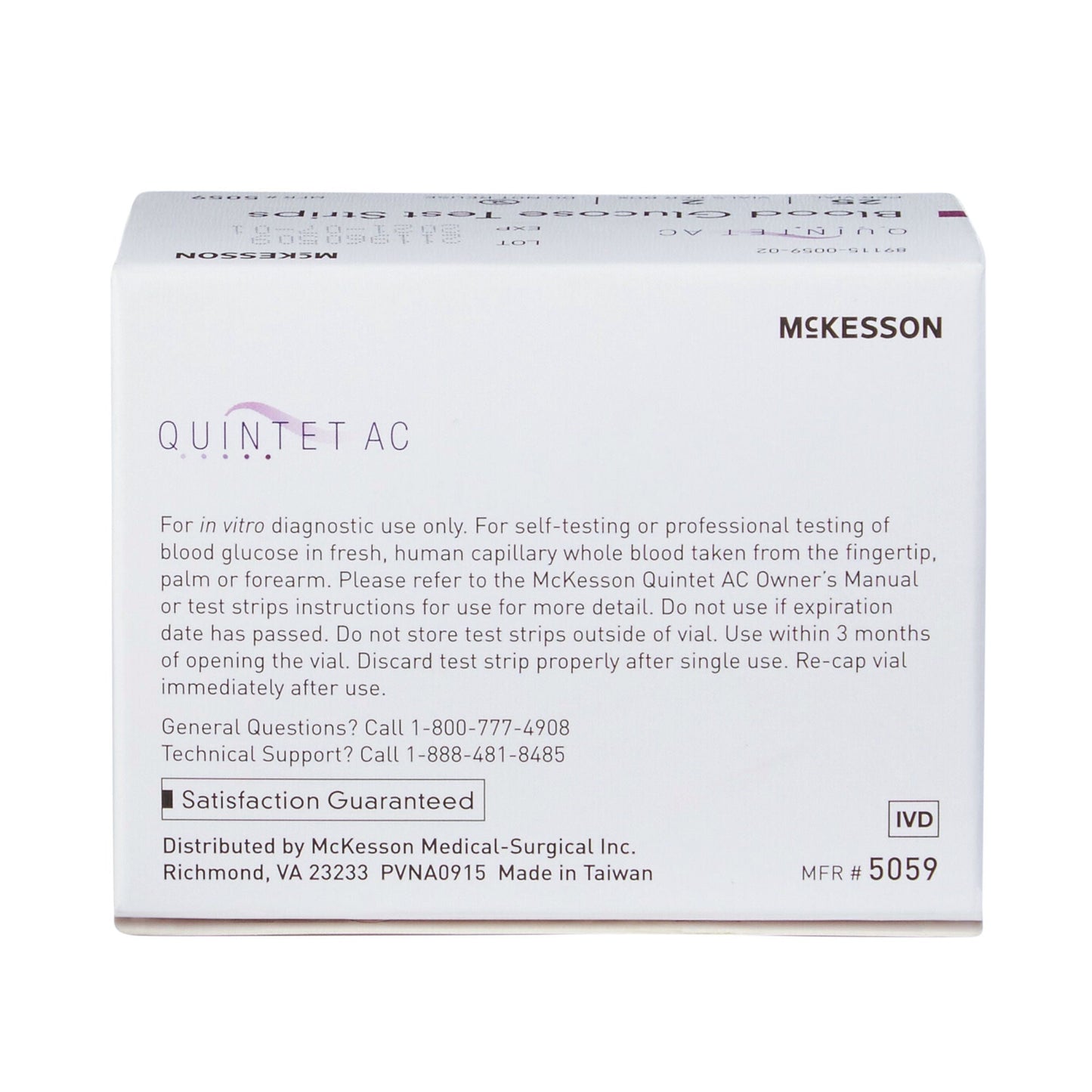 TEST STRIP, BLD GLUCOSE QUINTET AC (50/BX 20BX/CS)