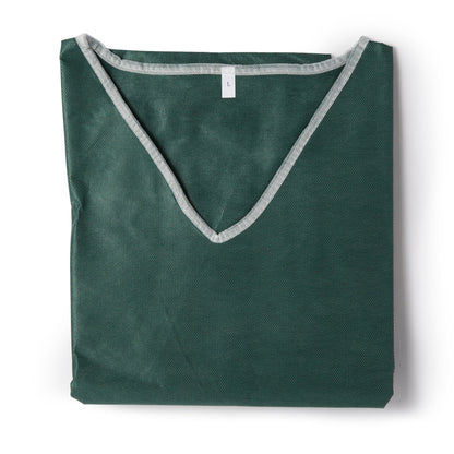 SHIRT SCRUB GRN LG 30/CS NONWOVEN 42-44"