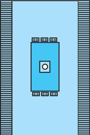 DRAPE, U 60"X72" (24/CS) A8476