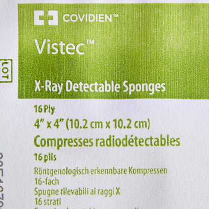 SPONGE, XRAY STR 4"X4" (10/TR 128TR/CS) KENDAL
