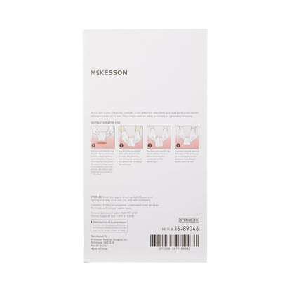DRESSING, ISLAND BORDER-GAUZE STR LF 4X6" (25/BX 4BX/CS)