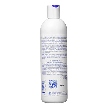 SHAMPOO, FREE & CLEAR 12OZ (1/EA)
