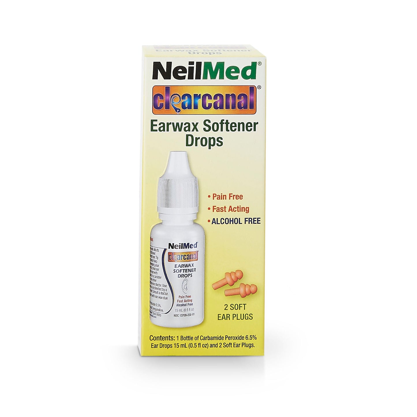 EARWAX SOFTENER, DROP CLEARCANAL 0.5OZ (96/CS)