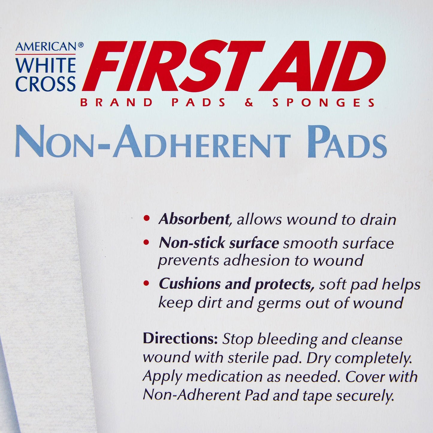 DRESSING, PAD N/ADH STR 3"X4" 1'S (100/BX) DERSCI