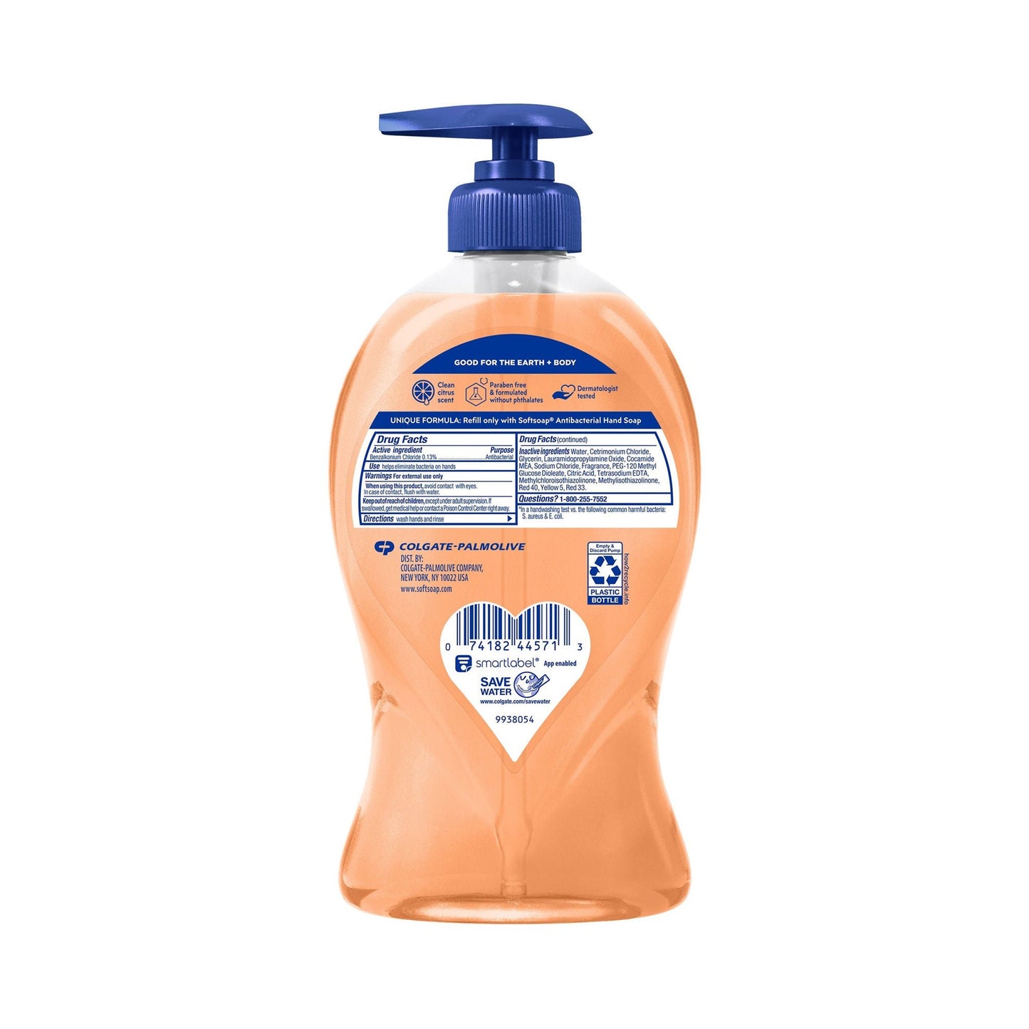 SOAP, HAND SOFTSOAP CRISP CLEAN ANTIBAC 11.25OZ (6/CS)