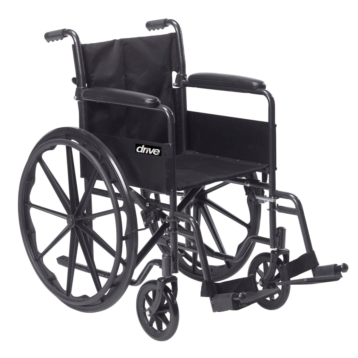 WHEELCHAIR, SILVER SPORT 18" SSWING REST 6ARM D/S
