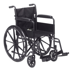WHEELCHAIR, SILVER SPORT 18" SSWING REST 6ARM D/S