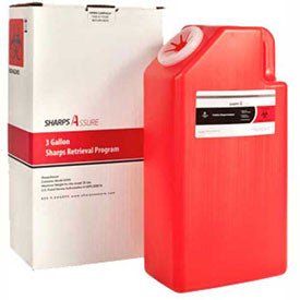CONTAINER, SHARPS MAILBACK 3GL(8/CS)
