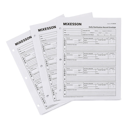 ENVELOPE, STERILIZER RECORD (100/PK 10PK/CS)