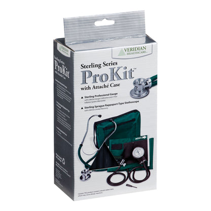 PRO KIT, SPHYGMOMANOMETER STERLING W/CASE PUR (20/CS)