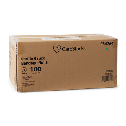 GAUZE, BANDAGE FLUF-E 6PLY STR4.5X4.1YDS (1RL/PK 100PK/CS)