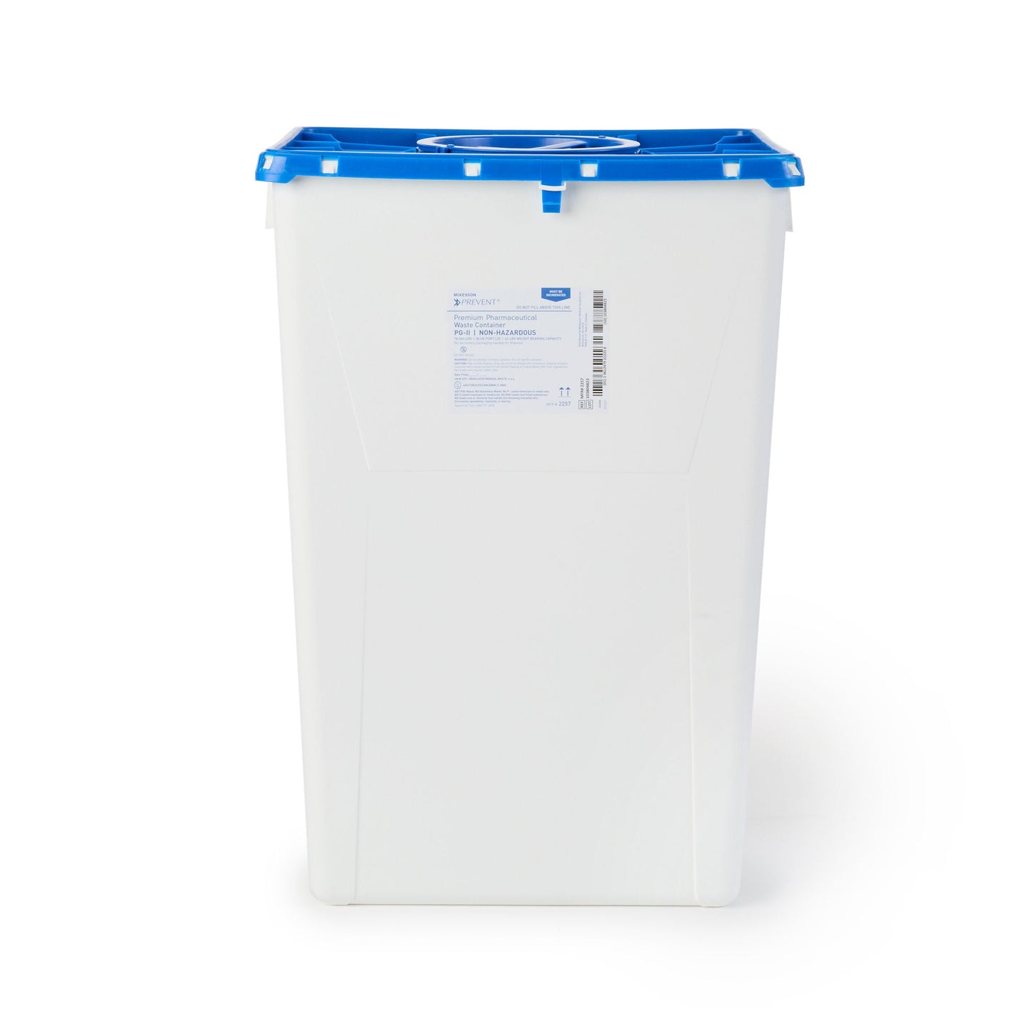CONTAINER, SHARPS PHARMA WHT/BLU 18GL (7/CS)