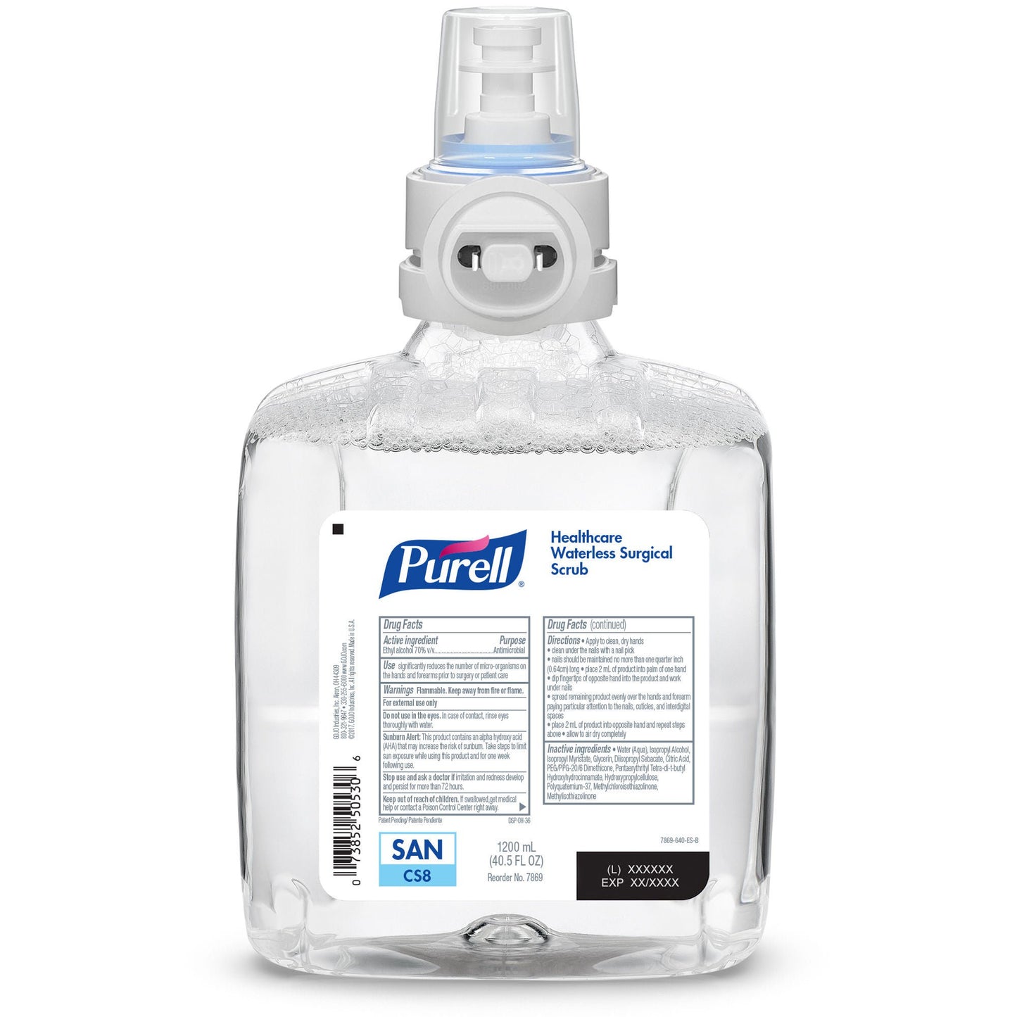 SCRUB, SURGICAL PURELL SANITIZER REFILL 1200ML (2/CS)