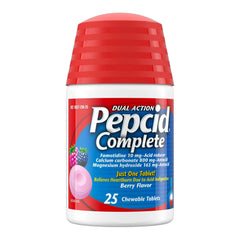PEPCID COMPLETE, TAB CHEW BERRY (25/BT)