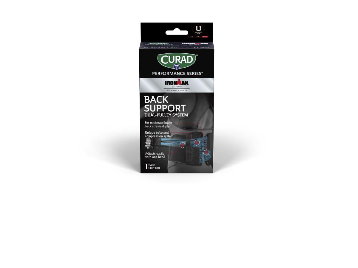 CURAD IRONMAN BackSupport w/Dual-Pulley