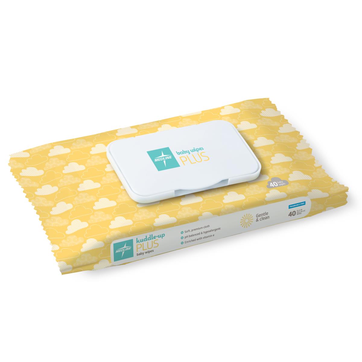 WIPE, BABY, FRAGRANCE FREE, 40WIPES/PK