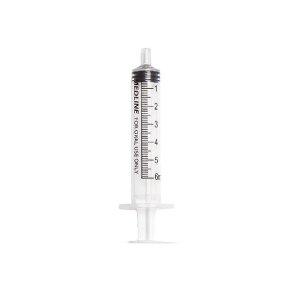 6ML ORAL SYRINGE, CLEAR