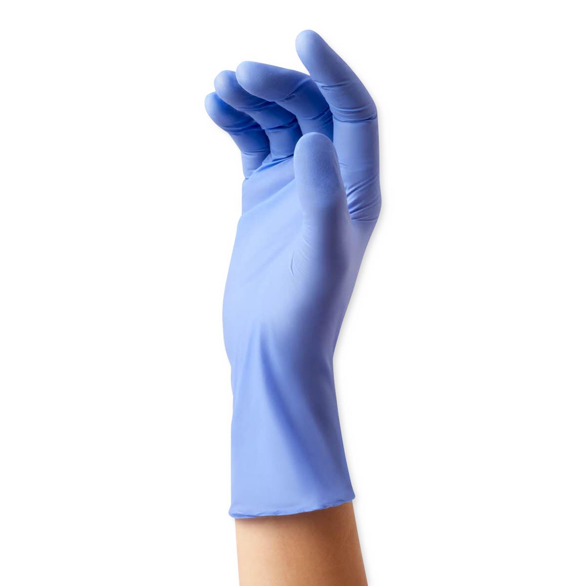 SensiCare Ice Blue Nitrile Exam Gloves