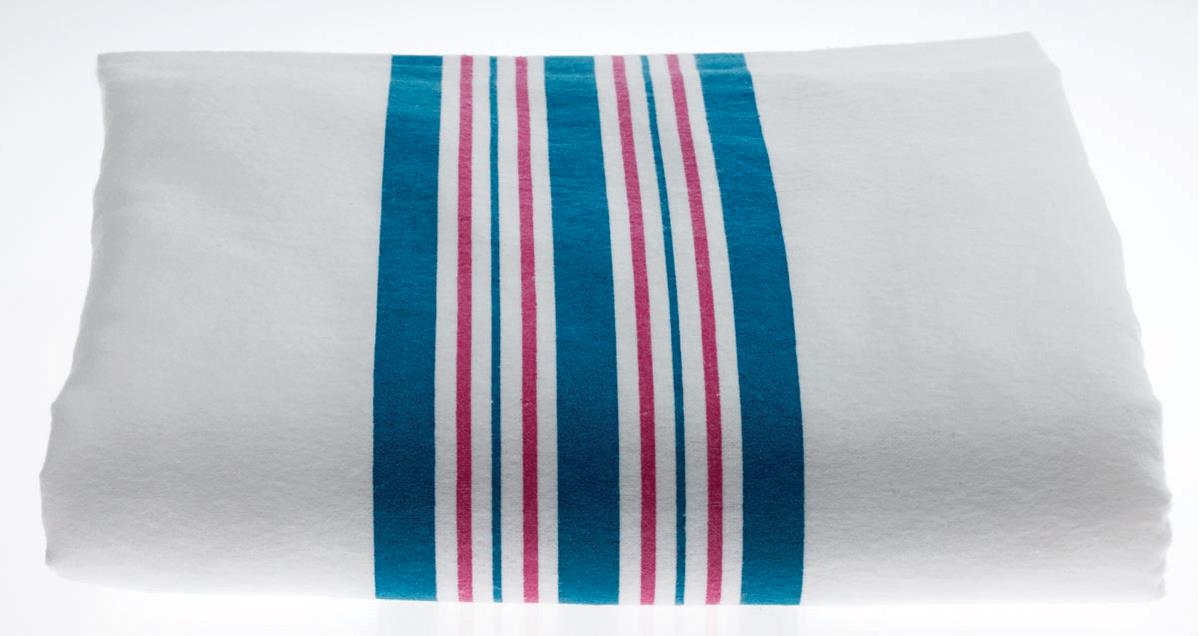 BLANKET,BABY,85C/15P,STRIPE,30X40