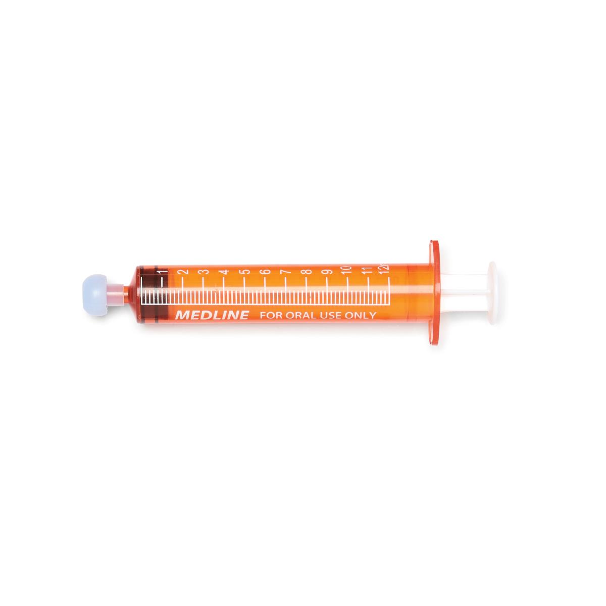 12ML ORAL SYRINGE, AMBER